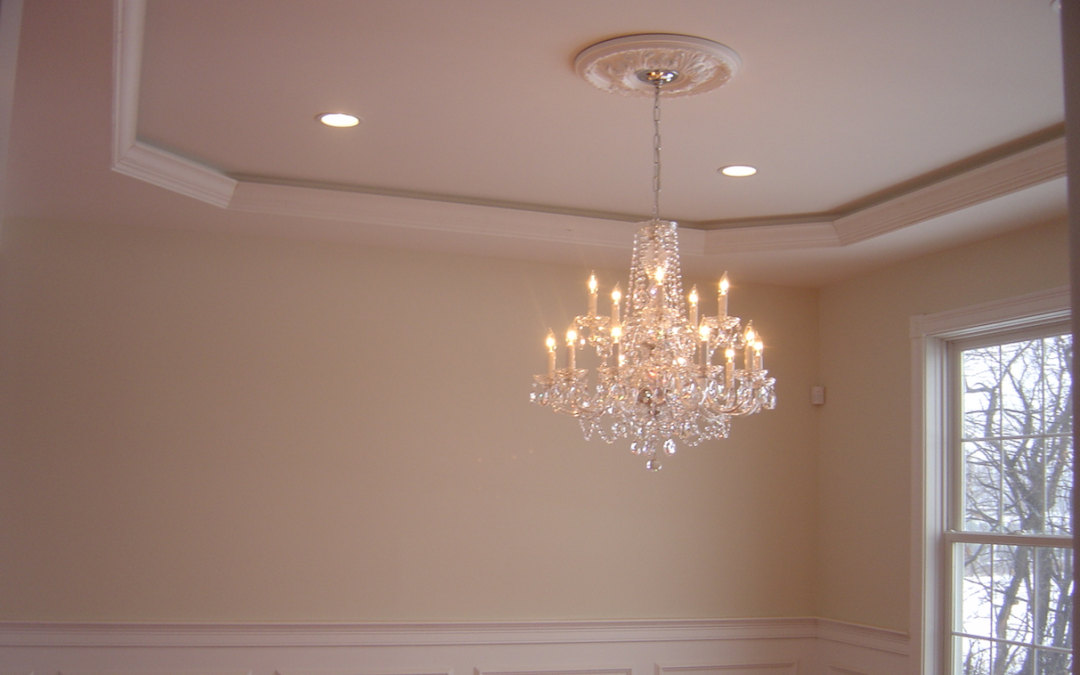 Custom Tray Ceiling with Rope Lighting